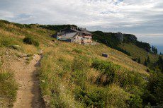 A route to the Dochia Hut, on the Ceahlau Plateau