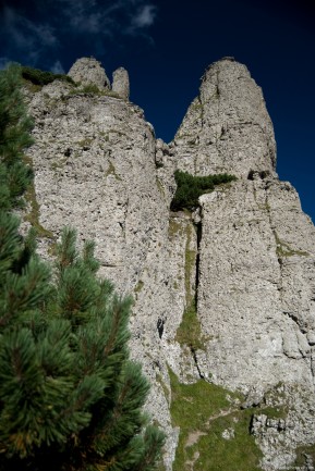 Detunatele rocks, on the route to Dochia chalet